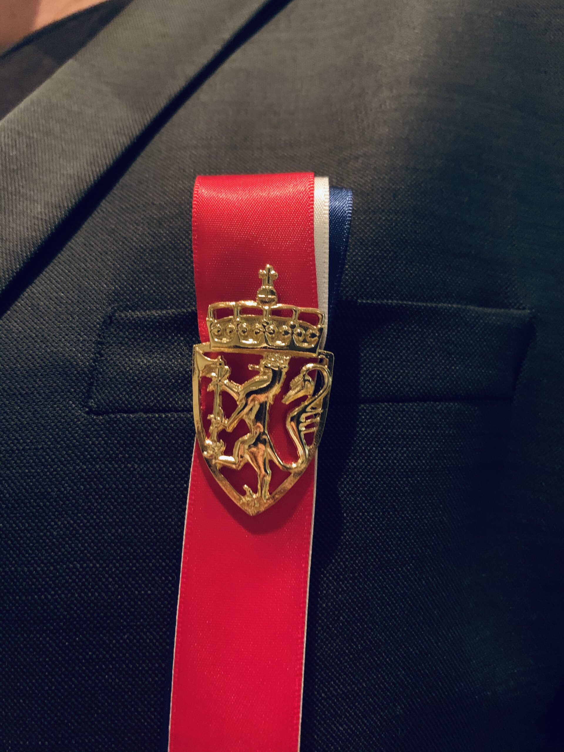 Norges riksvåpen i gull